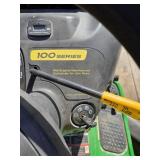 John Deere LA115 Lawn Tractor - 42in Edge Cutting System - 19.5 HP - 2-Bag Bagger