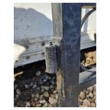 Wrought Iron Gate with Deer Silhouette Oval Medallion - Outdoor Fence Panel