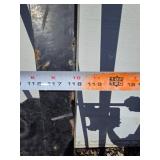 Wrought Iron Gate with Deer Silhouette Oval Medallion - Outdoor Fence Panel