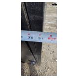 Locker Cabinet - 8-Door Black Metal Industrial Storage