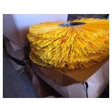 Zanon Brush Works Wheel Brush - 6 3/8 in Dia x 25 in Nylon Bristles P/N 44424 Made in USA