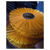 Zanon Brush Works Wheel Brush - 6 3/8 in Dia x 25 in Nylon Bristles P/N 44424 Made in USA