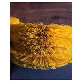 Zanon Brush Works Wheel Brush - 6 3/8 in Dia x 25 in Nylon Bristles P/N 44424 Made in USA