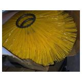 Zanon Brush Works Wheel Brush - 6 3/8 in Dia x 25 in Nylon Bristles P/N 44424 Made in USA