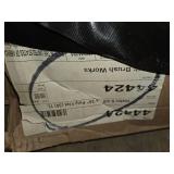 Zanon Brush Works Wheel Brush - 6 3/8 in Dia x 25 in Nylon Bristles P/N 44424 Made in USA