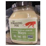 Case of 6 Foraging Fox Avocado & Lemon Mayo 9.2 oz Jars - BB 09/27/24