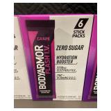 BodyArmor Flash IV Hydration Booster Zero Sugar - Grape, 6-stick Pack (3 Boxes)