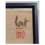 Nguyen Thanh Binh Vietnamese Women Framed Art - COA Included