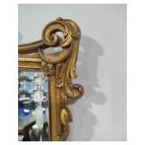 Beautiful Gold Leaf Resin English Mirror