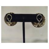 14K & Sterling David Yurman Pierced Earrings