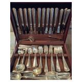 Gorham "Fairfax" Sterling Silver Flatware Set w/Storage Box (95pcs)