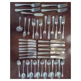 Gorham "Fairfax" Sterling Silver Flatware **Monogrammed** (42pcs)