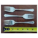 Gorham "Fairfax" Sterling Silver Flatware **Monogrammed** (42pcs)