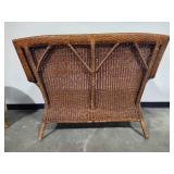 Four Piece Wicker Furniture Set