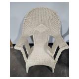 White Wicker Chair