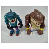 Vintage Mattel Street Sharks Action Figures