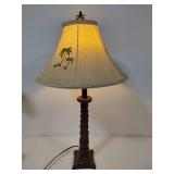 Palm Tree Themed Lamp & Hooks
