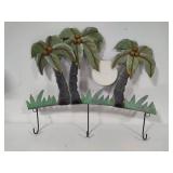 Palm Tree Themed Lamp & Hooks