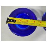 Pair of Kosta Boda Art Glass Candle Holders