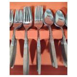 Mid Century Modern Interpur Flatware Set w/Box (31pcs)