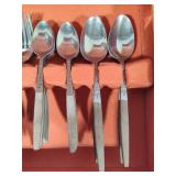 Mid Century Modern Interpur Flatware Set w/Box (31pcs)