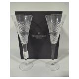 Waterford Crystal Wedding Heirloom Flute Pair