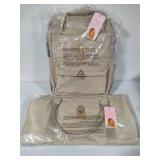 Paris Hilton Quilted Travel Backpack/Laptop Bag & Large Tote *New in Bag*