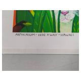 "Anthurium - Hideaway - Hawaii" by Rosalie Prussing *w/COA*