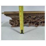Gold Resin Scroll Ornate Wall Shelf