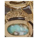 Stamped Sarah Coventry Remembrance Brooch