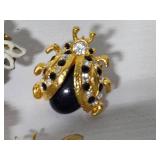 Lot of Bug Brooches
