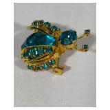 Stamped Weiss Lady Bug Brooch