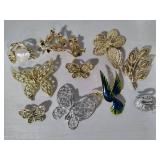 Assorted Stamped "Gerrys" Brooches