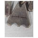 Sterling/925 Stamped Brooches