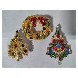 Eisenberg, ART & Warner Stamped Brooches