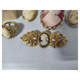 Lot of Cameo Themed Jewelry