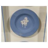 Wedgewood Blue Jasperware Framed Trinket Dishes