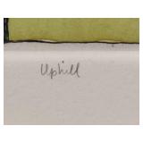 Susan Hunt-Wulkowicz Hand Colored Lithograph "Uphill" - Signed/Numbered