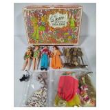 Dawn and Her Friends Vintage Dolls/Case
