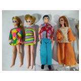 Dawn and Her Friends Vintage Dolls/Case