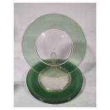 Vintage Acrylic Ice Bucket, Bowl, Plates & Glasses