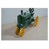 Vintage Cast Iron John Deere Tractor Replica