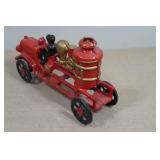Vintage Cast Iron Fire Truck