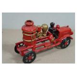 Vintage Cast Iron Fire Truck