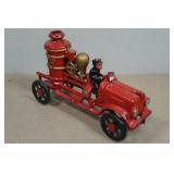 Vintage Cast Iron Fire Truck