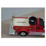 Vintage John Deere Fire Truck Coin Bank
