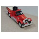 Vintage John Deere Fire Truck Coin Bank