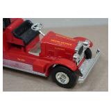 Vintage John Deere Fire Truck Coin Bank