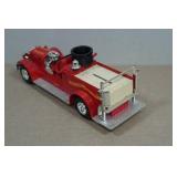 Vintage John Deere Fire Truck Coin Bank