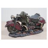 Resin Motorcycle Book Ends